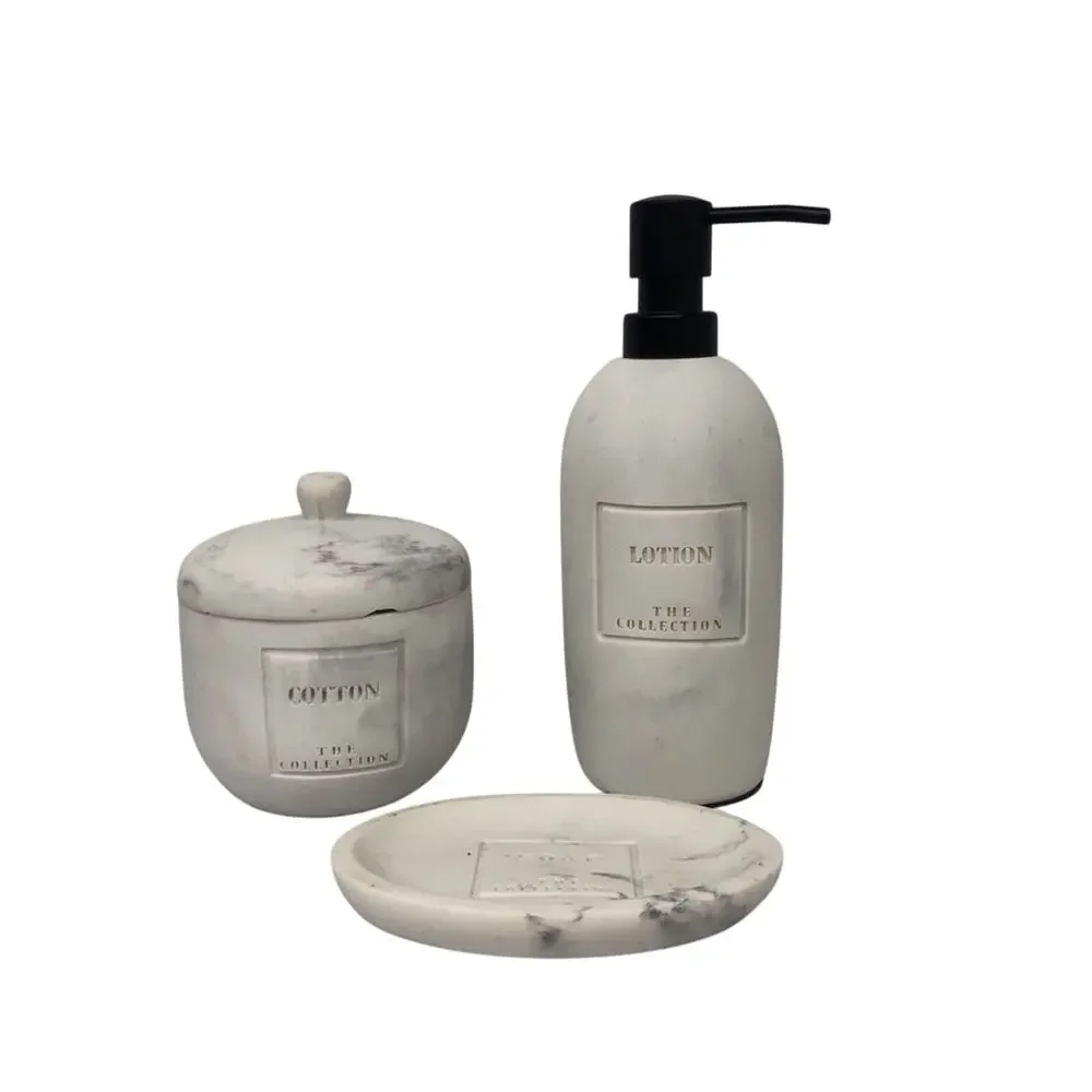 The Collection Bathroom Containers set of 3